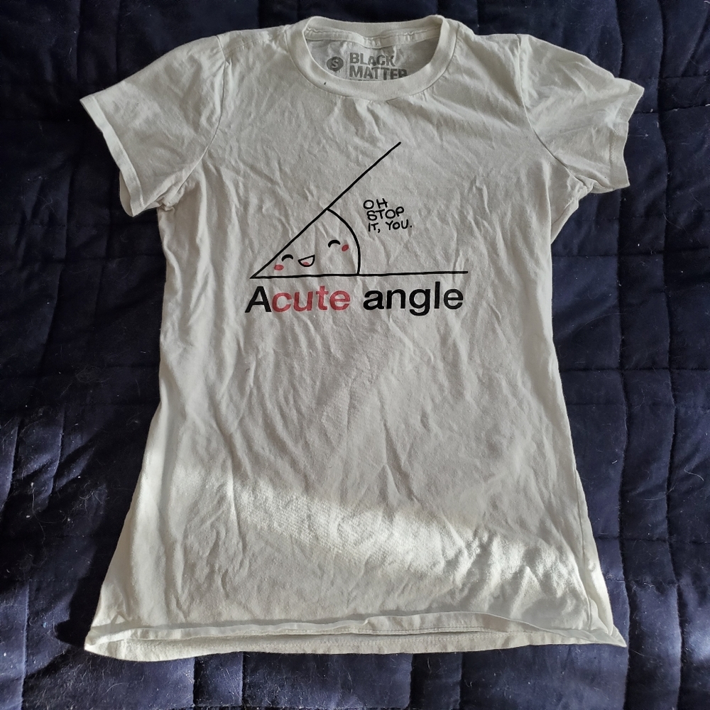 Black Matter A-Cute Angle Graphic T-shirt.